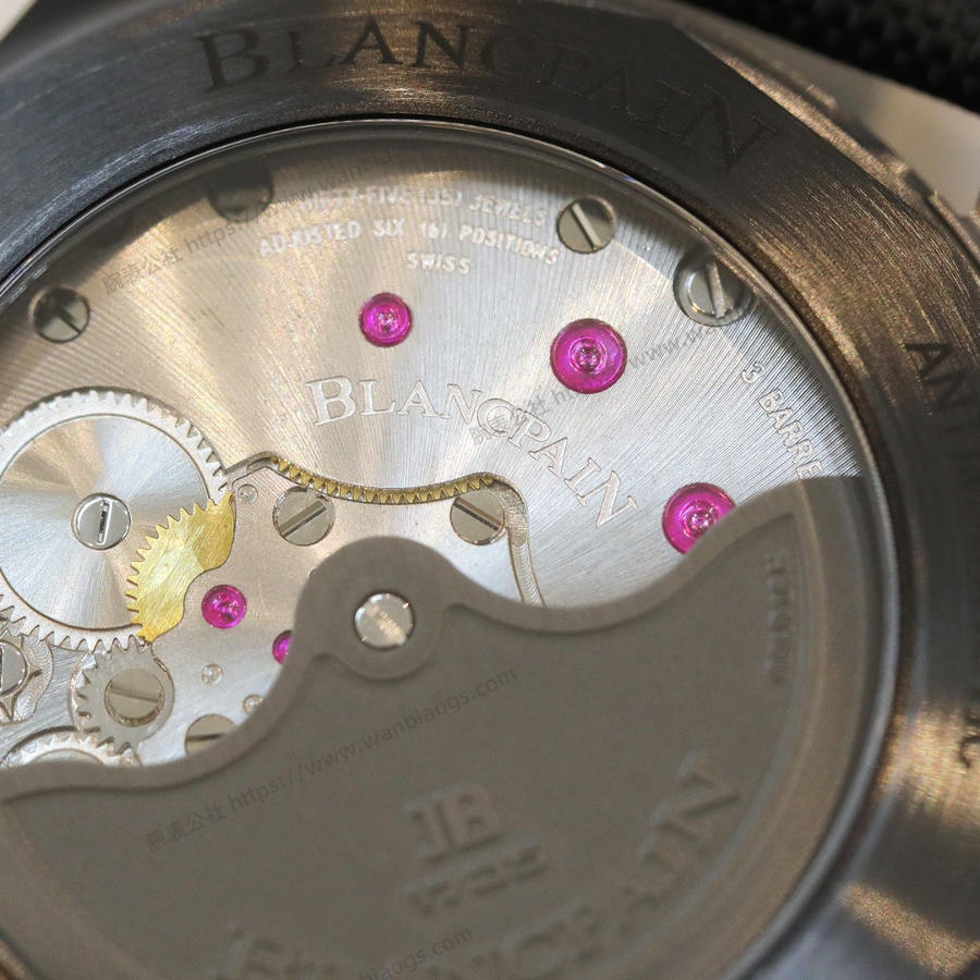GF厂宝珀Blancpain五十噚五十寻50寻系列5000-0130-B52A腕表(陶瓷壳) 第8张