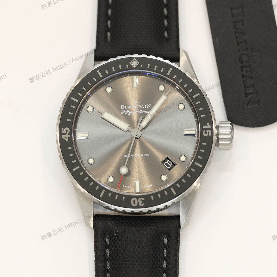 GF厂宝珀Blancpain五十噚五十寻50寻系列5100B-1110-B52A腕表(钢壳)  第1张