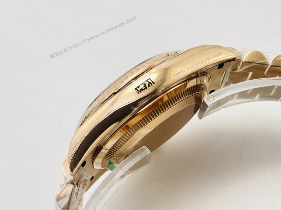 EW厂劳力士Rolex星期日志型40mm系列3255机芯(18K镶钻白盘)腕表赏析 第4张