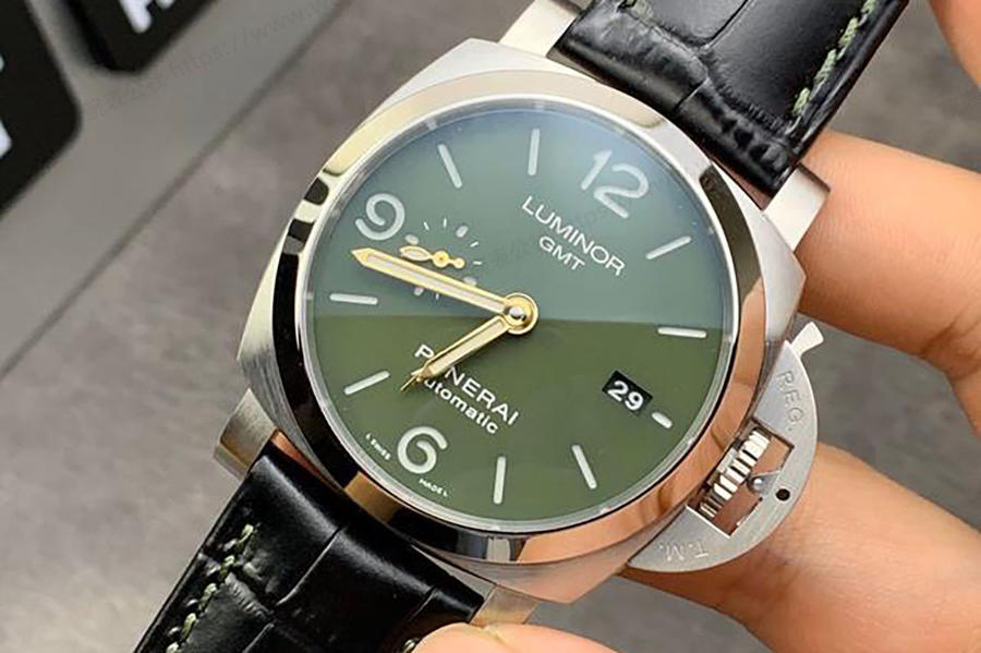 VS厂沛纳海PAM01056绿色表盘腕表评测  第7张