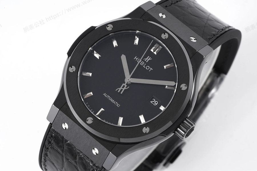 GS厂宇舶HUBLOT经典融合CLASSIC FUSION系列(黑盘)陶瓷腕表评测 第4张