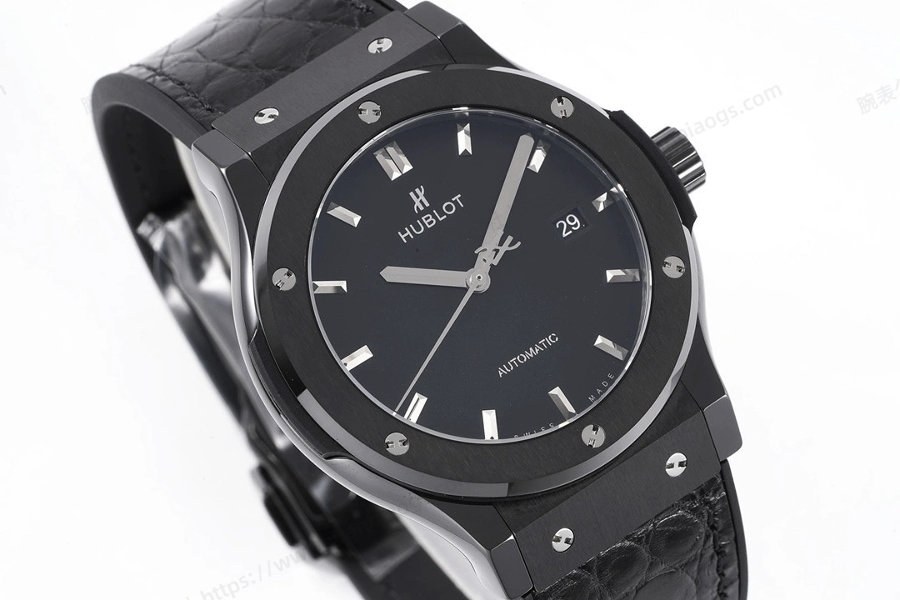 GS厂宇舶HUBLOT经典融合CLASSIC FUSION系列(黑盘)陶瓷腕表评测 第3张