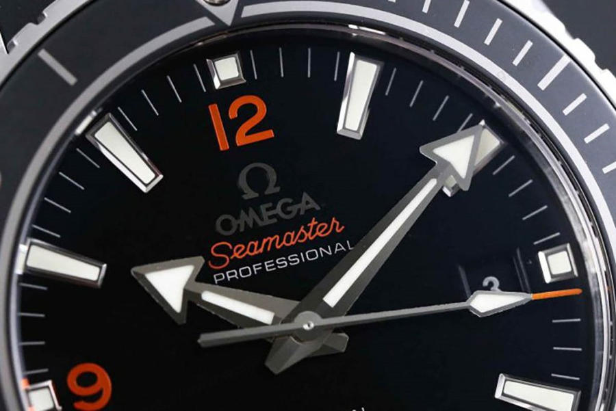 VS厂欧米茄Omega海马600米橙字黑圈腕表评测  第3张